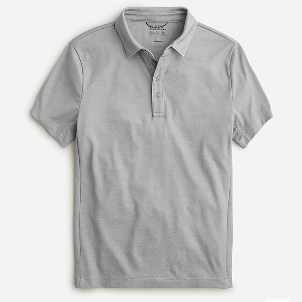 JCrew Mens Performance polo shirt with COOLMAX®